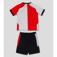 Camiseta Feyenoord Primera Equipación Replica 2024-25 para niños mangas cortas (+ Pantalones cortos)